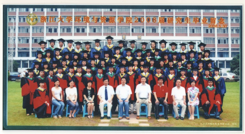 环资学院2008届研究生毕业留念